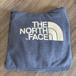 Navy Blue North Face Sweatshirt with Hood